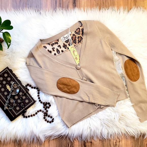 NWT tan cardigan - Picture 1 of 8